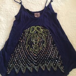 Free people spaghetti strap top